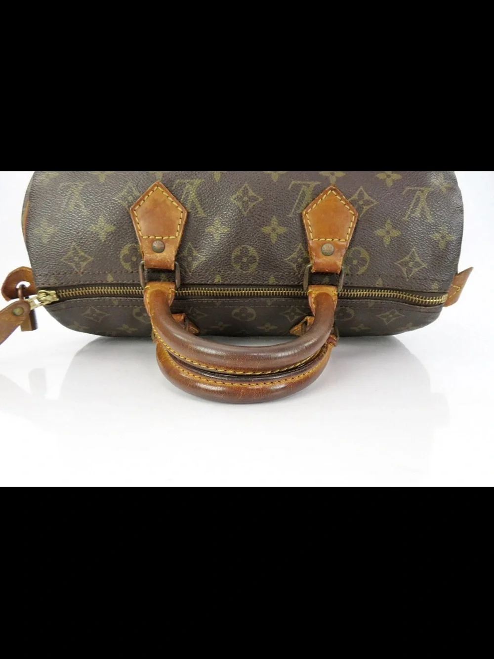 Louis Vuitton Monogram Canvas Satchel in Brown and Tan
